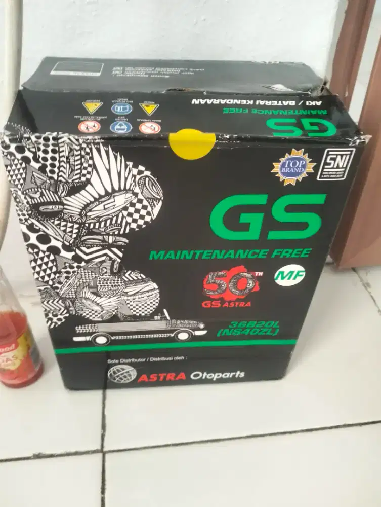 Aki kering merk gs ns40zl