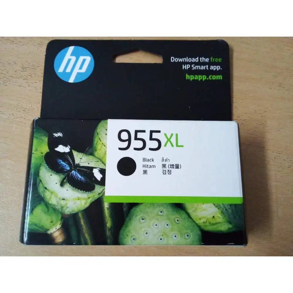 Tinta HP Original Cartridge 955XL Black (L0S72AA) Hitam 100%