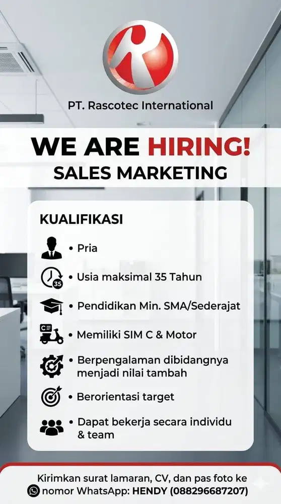 SALES LAPANGAN DAN SALES MARKETING