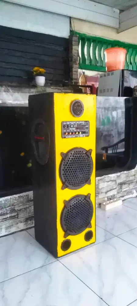 Speaker bluetooth double 8 in plus tweeter