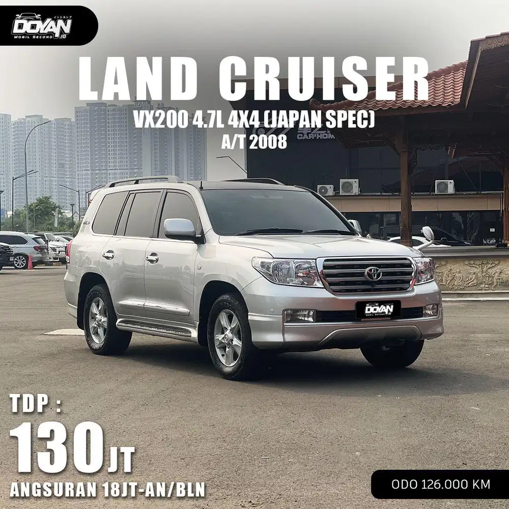 LAND CRUISER VX200 4.7 4X4 JAPAN SPEC 2008