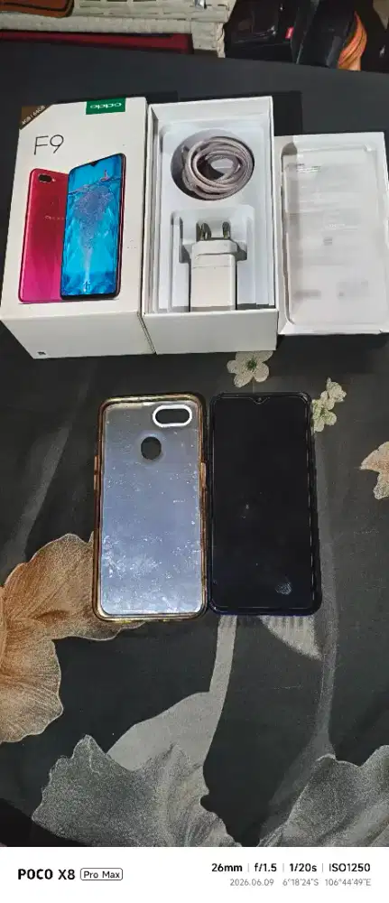 OPPO F9 4/64 FULLSET EX CEWEK