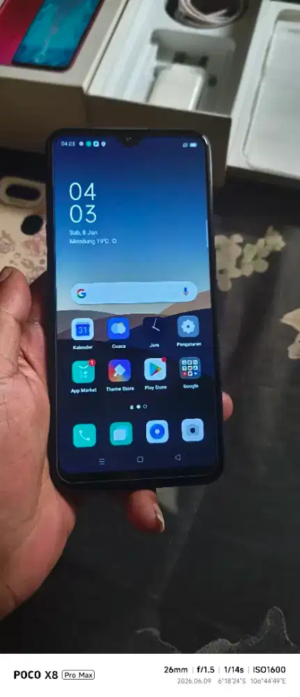 OPPO F9 4/64 FULLSET MSH GRESS