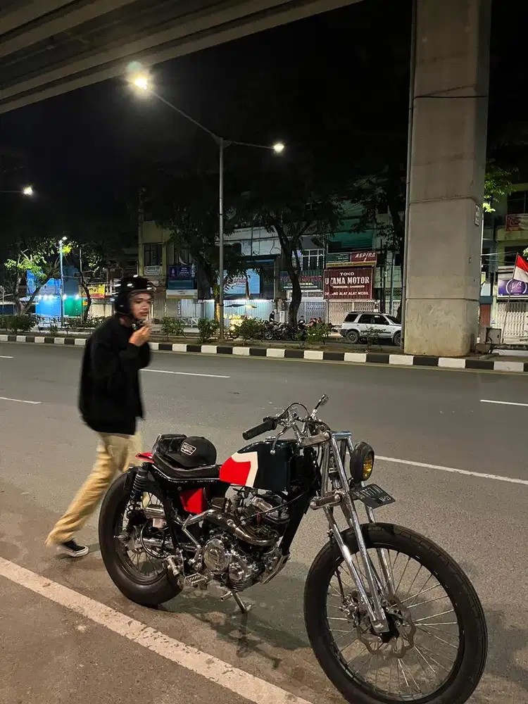Jual motor custom chooper bobber yamaha 170cc