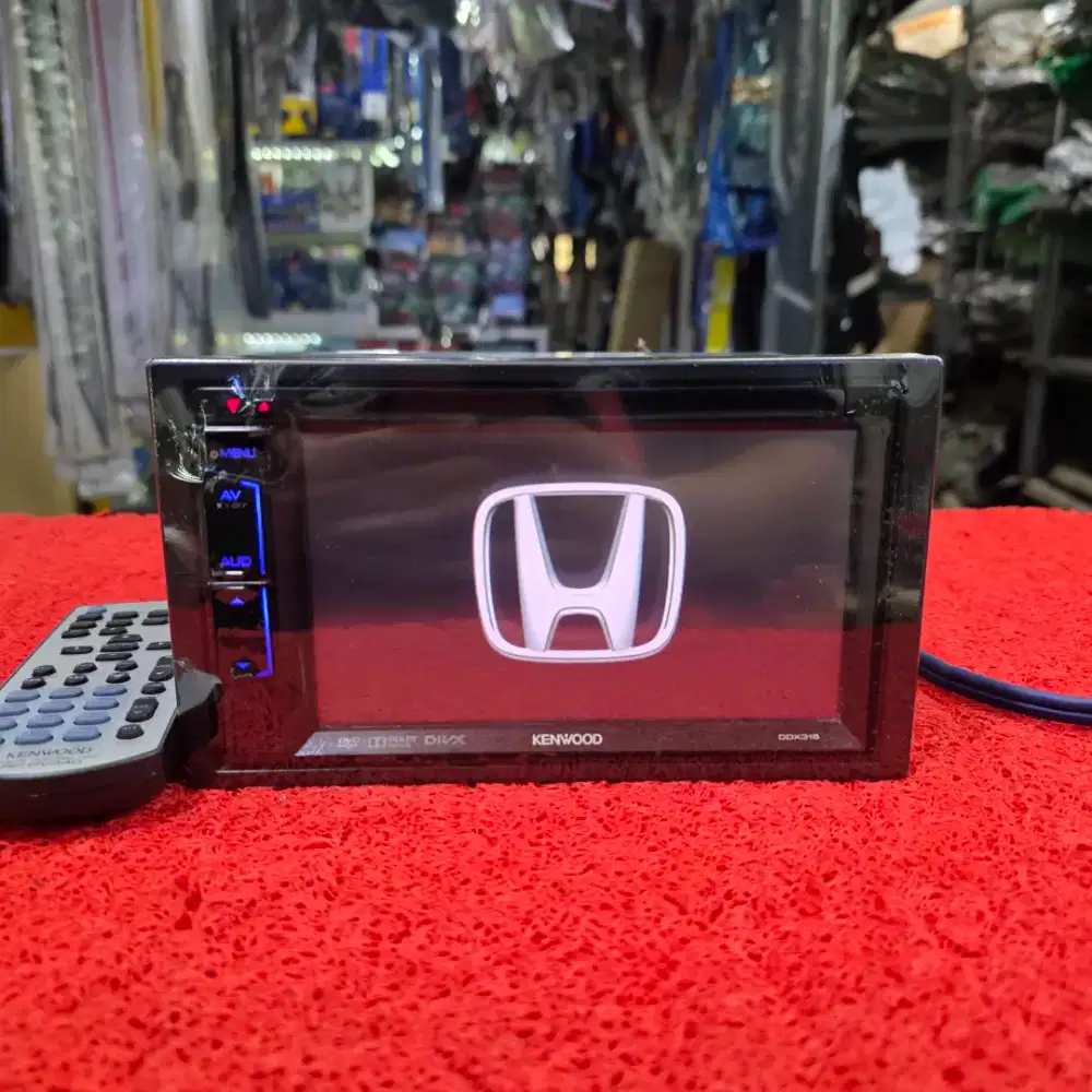 Head Unit KENWOOD DDX315IH2 USB CD sudah dipasang Bluetooth ex Honda