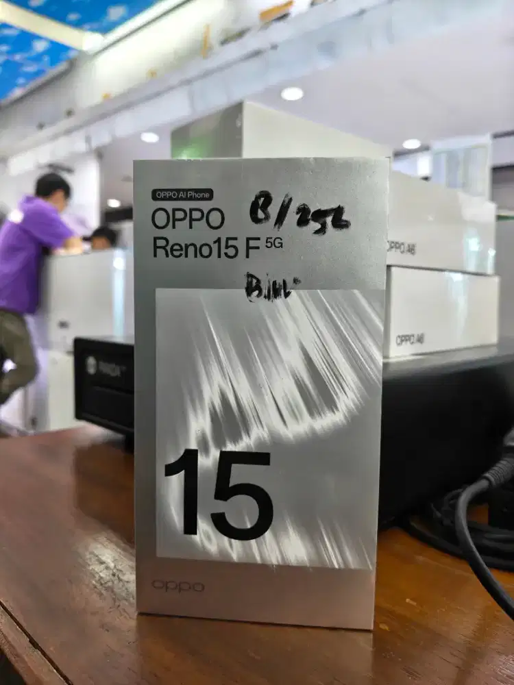Oppo reno 15f 8/256gb baru resmi