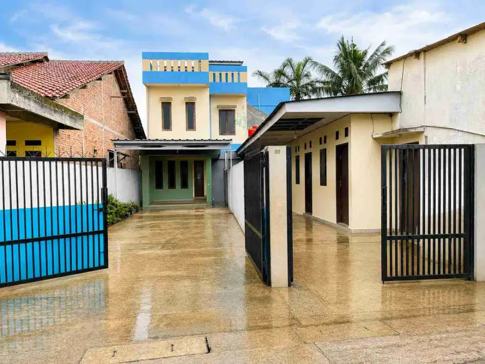 Rumah Plus Kontrakan 6 Pintu, Harga Murah, Dijual Cepat di Limo - Cinere, Depok