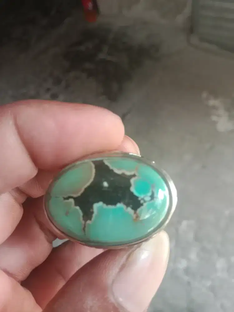 Batu pirus hubei motif huruf A