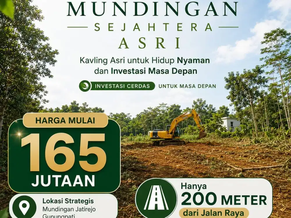 Tanah murah di mundingan cepoko gunungpati