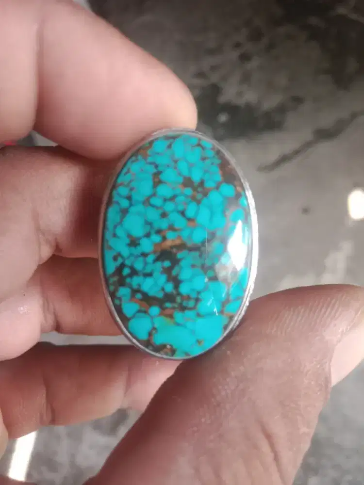 Batu pirus hubei ceplok warna unik