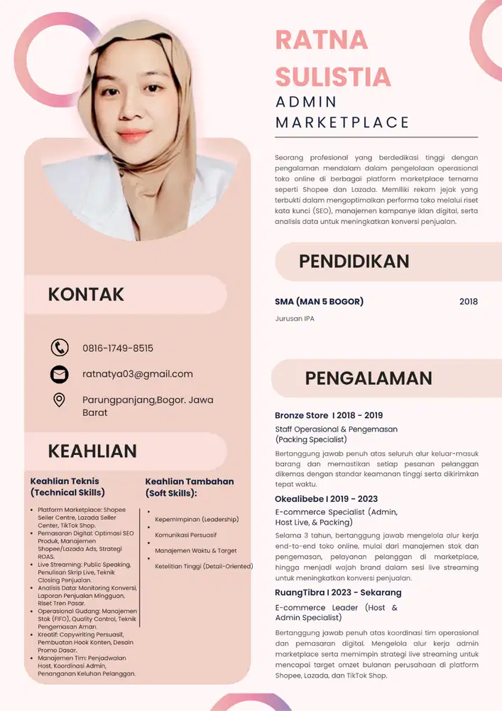 Cari Loker Bagian Admin