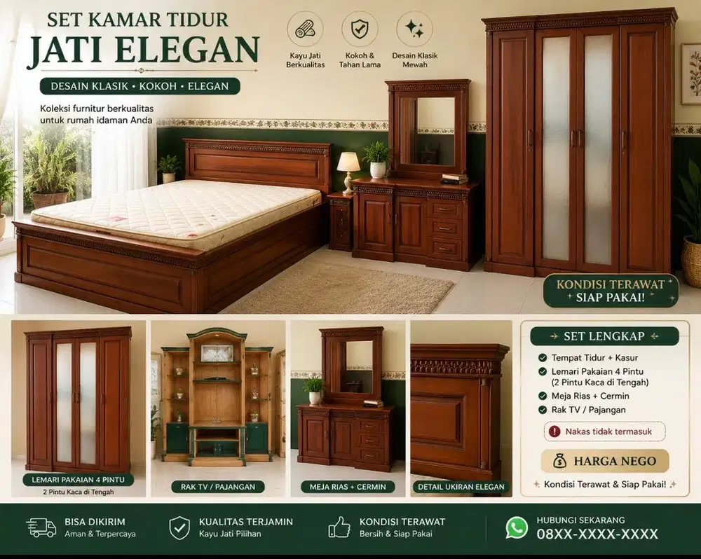 Jual Murah Kamar Set dan Buffet