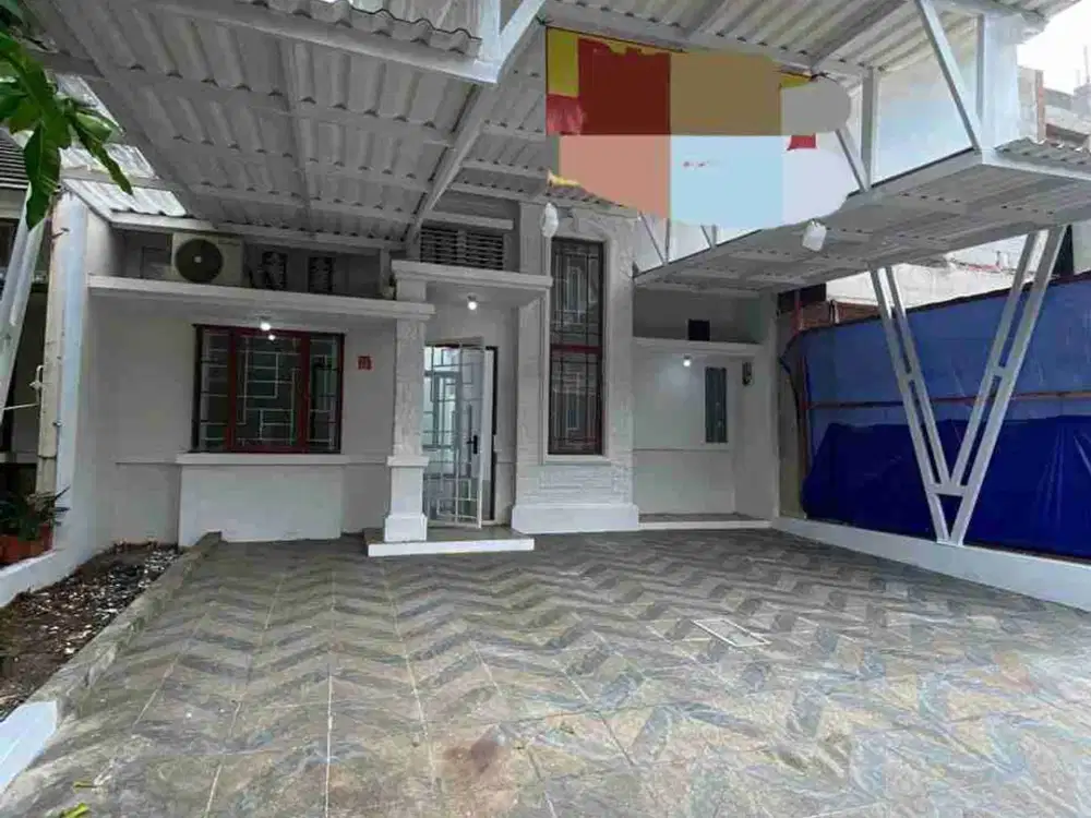 rumah rapih baru selesai di renovasi perumahan grand wisata