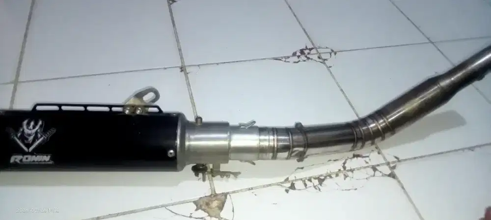 Jual knalpot Ronin Samurai CBR 150, GSX 150, R15+Inlet 50mm