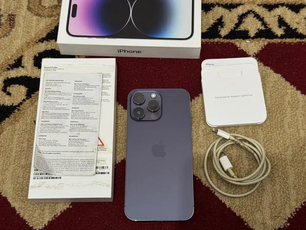 iPhone 14 Pro Max 256Gb Deep Purple Ex iBox No Minus BH 100% Ori