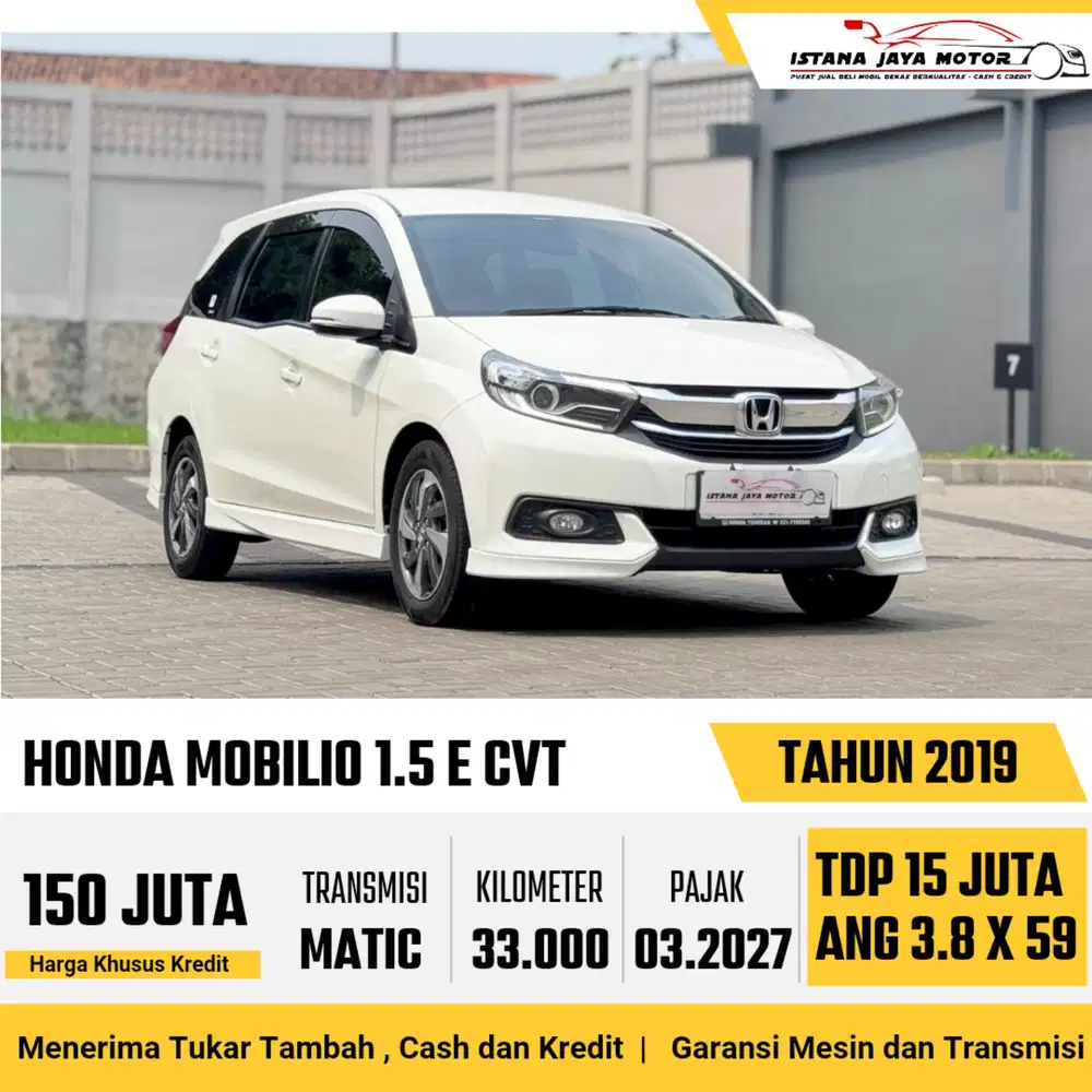 HONDA MOBILIO 1.5 E CVT 2019