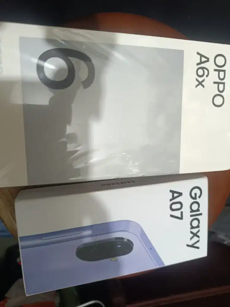 Jual oppo A6x ram 4/64 mulus no kata minus dan samsung A07 ram 6/128