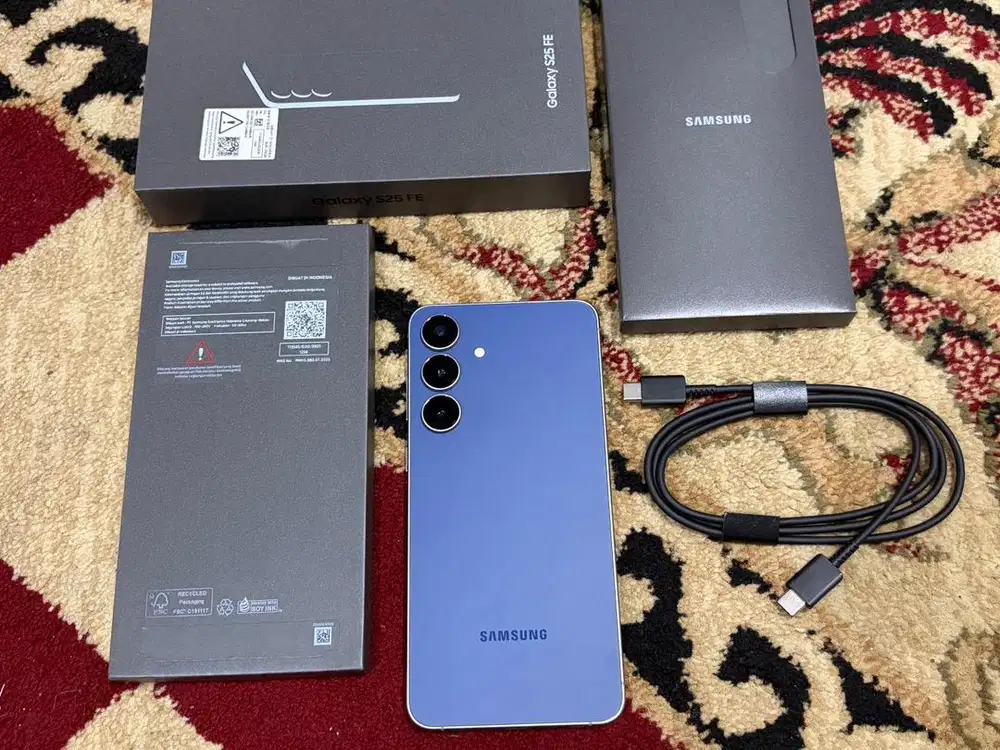 Samsung Galaxy S25 FE 8/256Gb Navy SEIN Baru Sebulan Mulus Like New