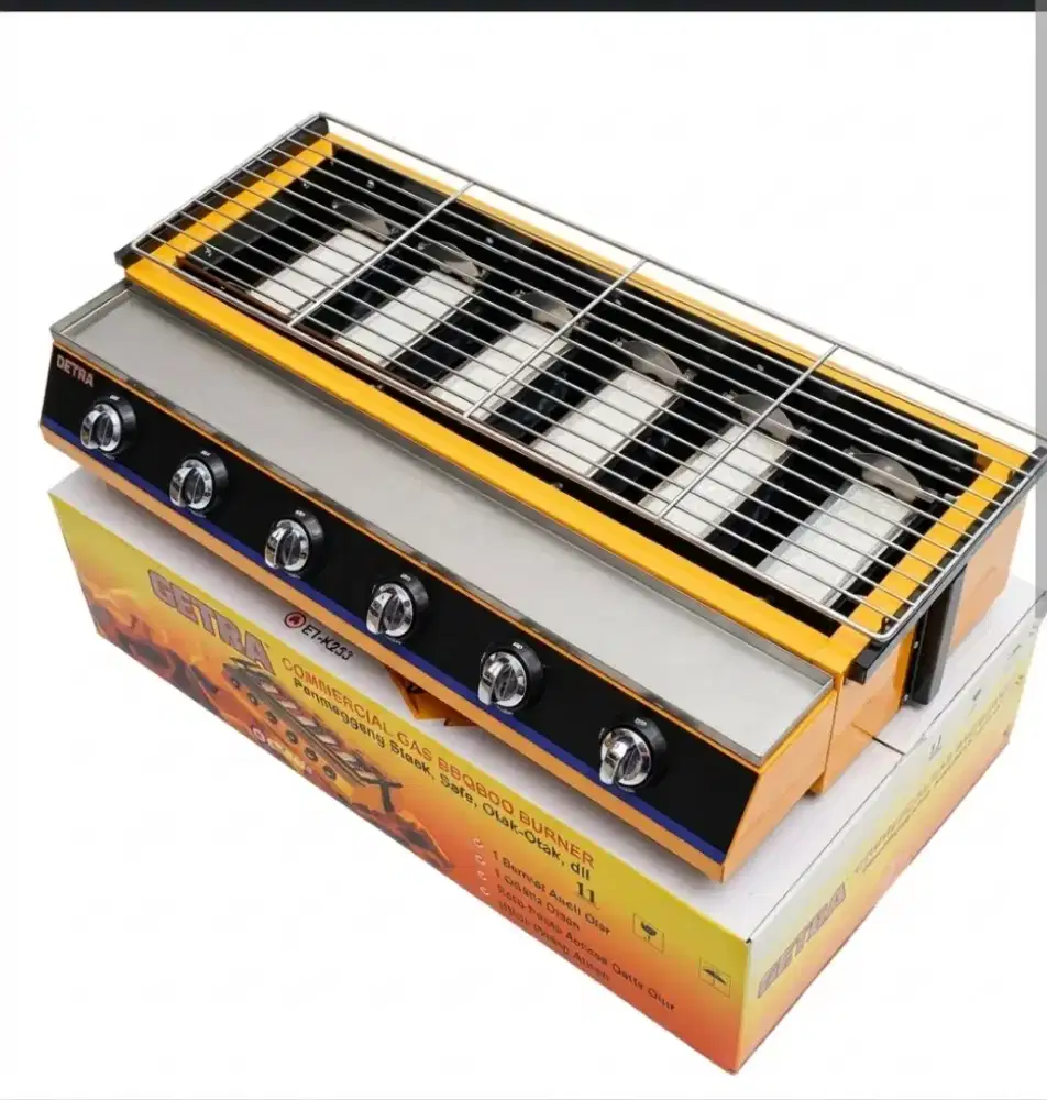 GETRA ET-K233 Pemanggang 6 tungku
