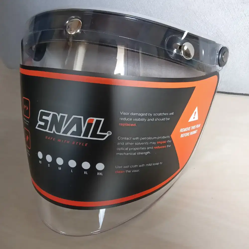 Kaca Helm Slimhead SNAIL baru