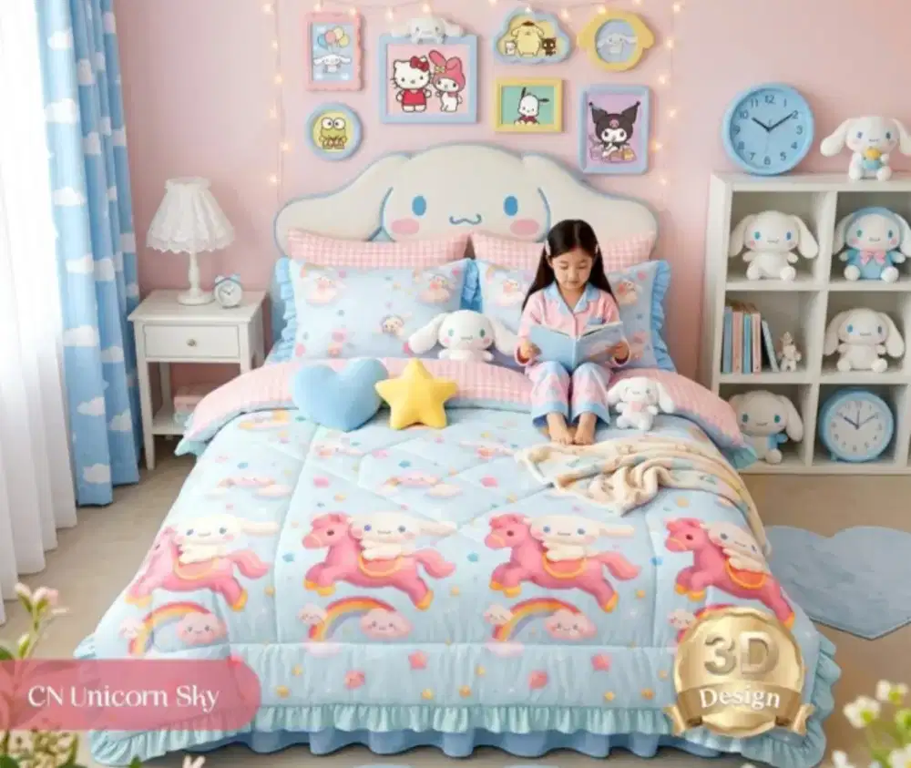 Sprei anak katun premium