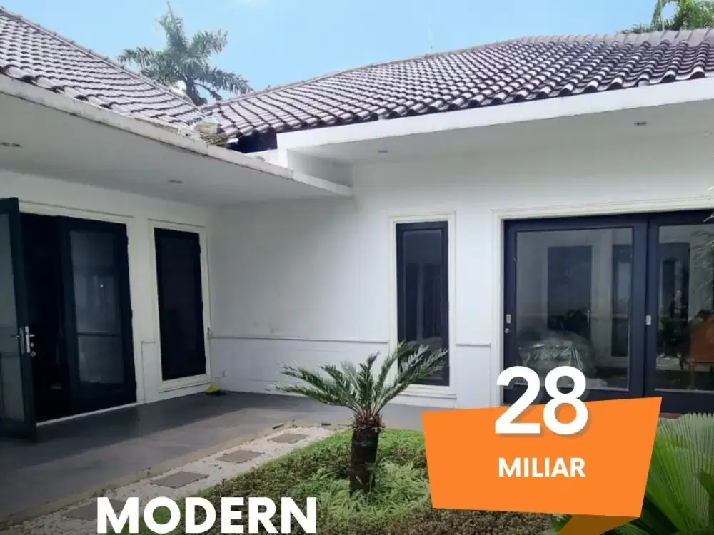Rumah Asri siap huni di area Prime Permata hijau, lingkungan sangat Tenang dan Strategis.