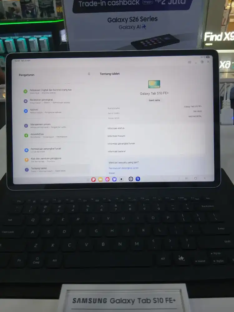 Samsung Galaxy Tab S10 FE+ 12/256GB cicilan 0%