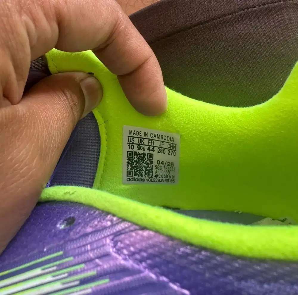 Sepatu bola F50 league FG/MG size 44