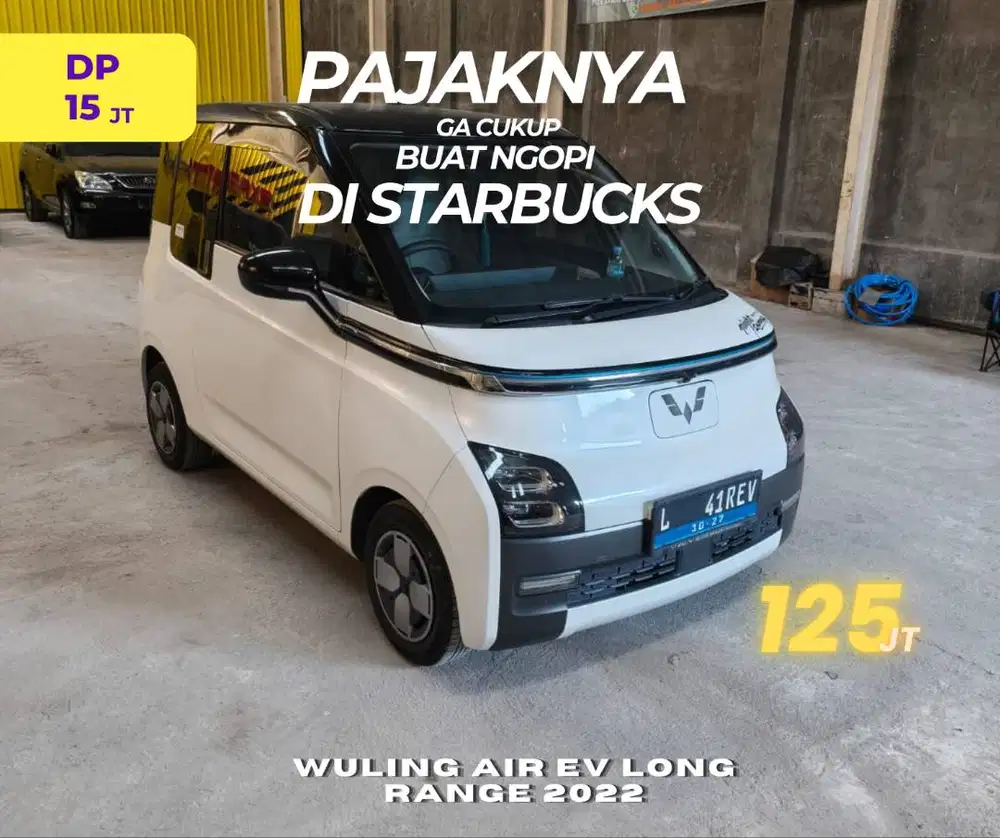 WULING AIR EV GARANSI BATERAI SEUMUR HIDUP LONG RANGE 300 2023 NIK 202