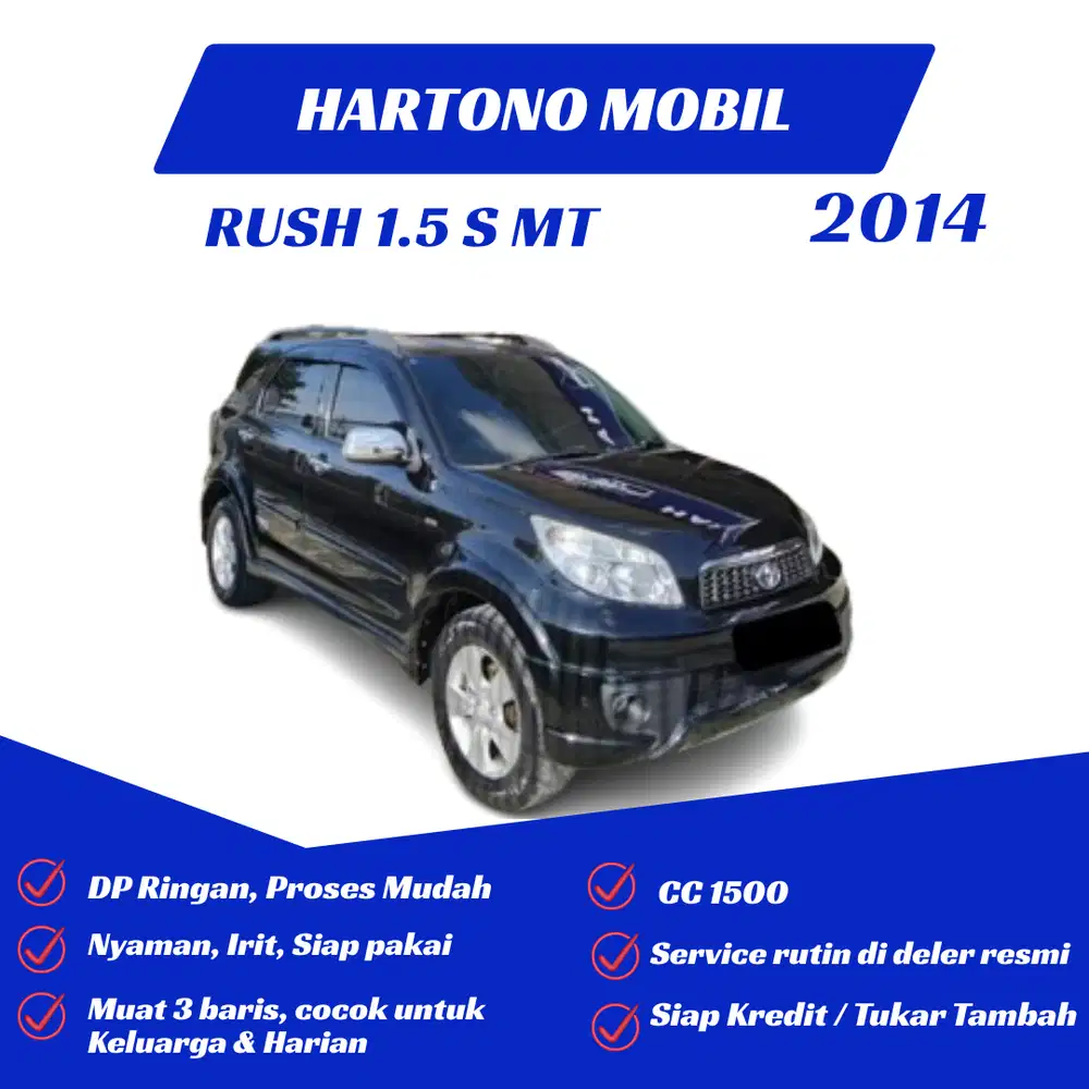 Rush 1.5 S TRD Manual 2014