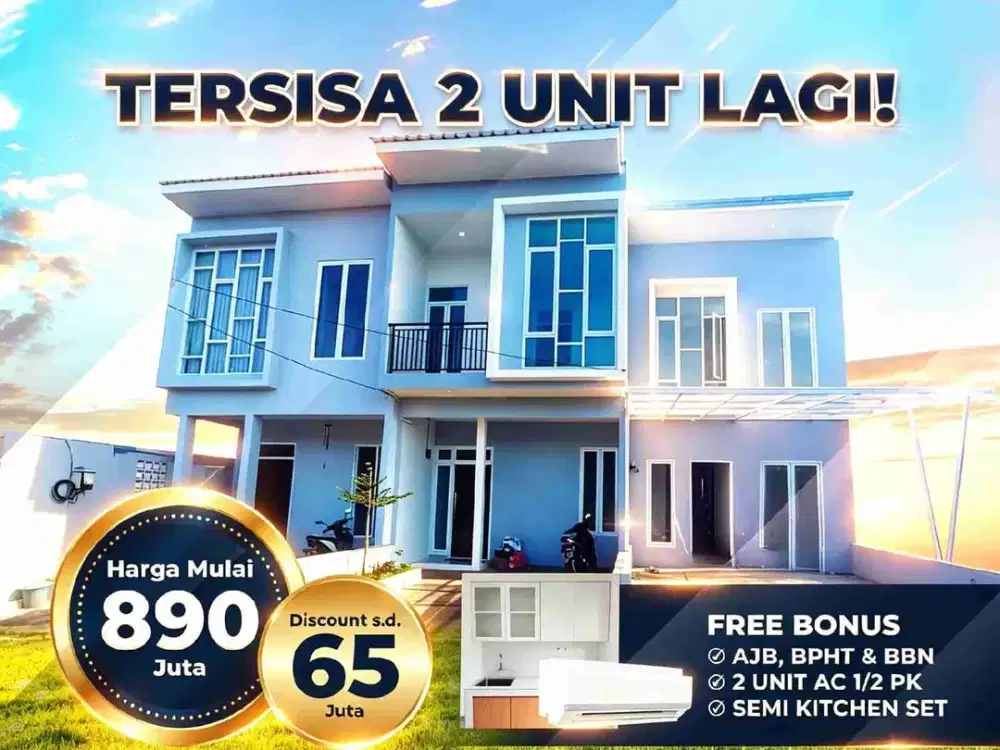Di jual rumah di Tangerang Selatan 2 lantai
