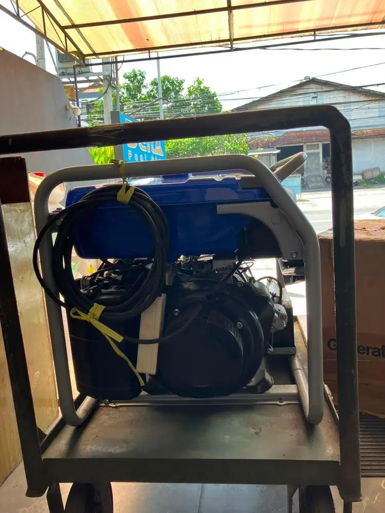 DIJUAL GENSET YAMAHA EF 7200 + ACCU