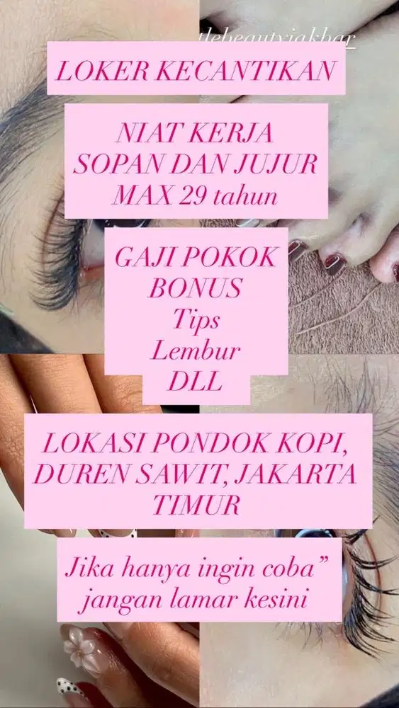 LOKER SALON KECANTIKAN