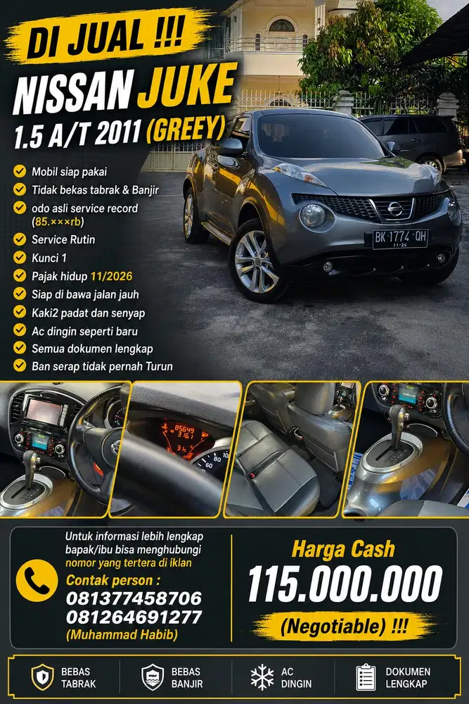 Nissan Juke 2011 Bensin