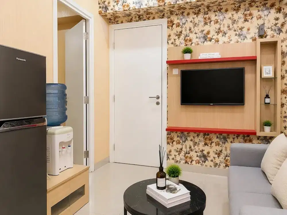 APARTEMEN GREEN PRAMUKA CITY 2 KAMAR FULLY FURNISHED HARGA TERBAIK