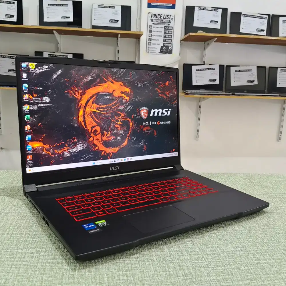 Laptop Second MSI KATANA GF76 12UC  Core I7-12700H (16GB / SSD 512GB)
