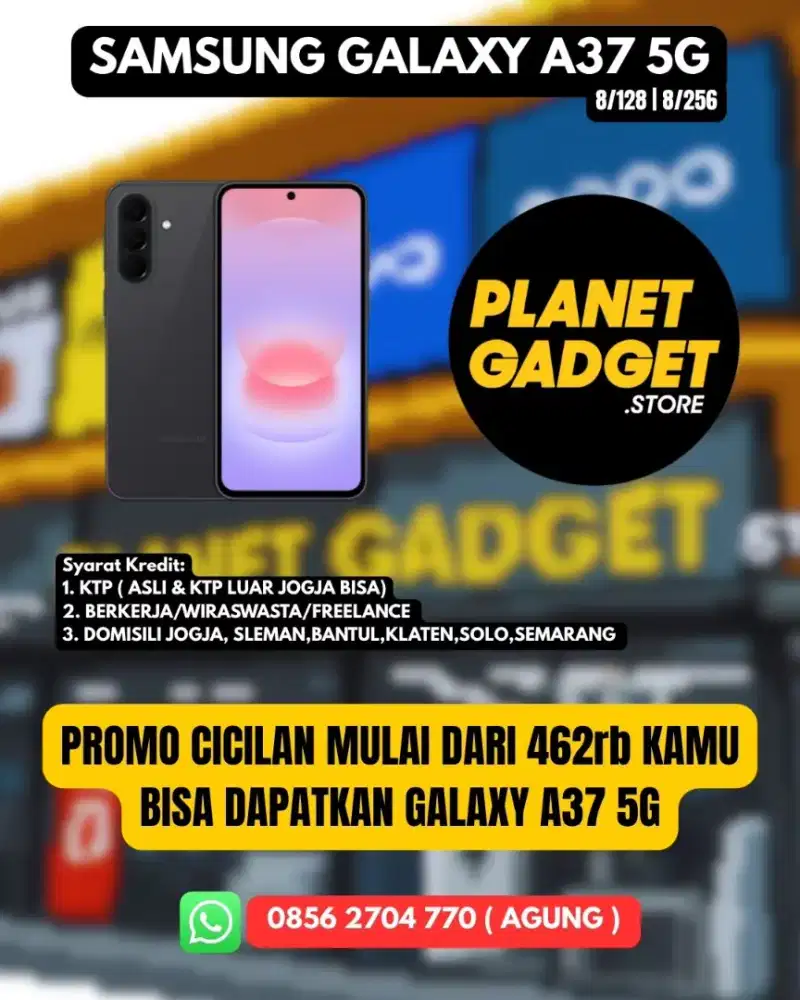 KREDIT GALAXY A37 5G TANPA DP | CICILAN 0% GRATIS 2X CICILAN