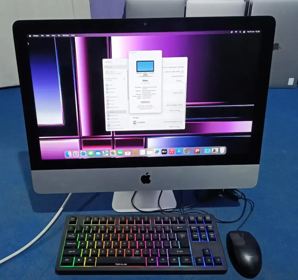 Apple iMac 2017 21inch Intel i5 8/1 TB Silver Murah