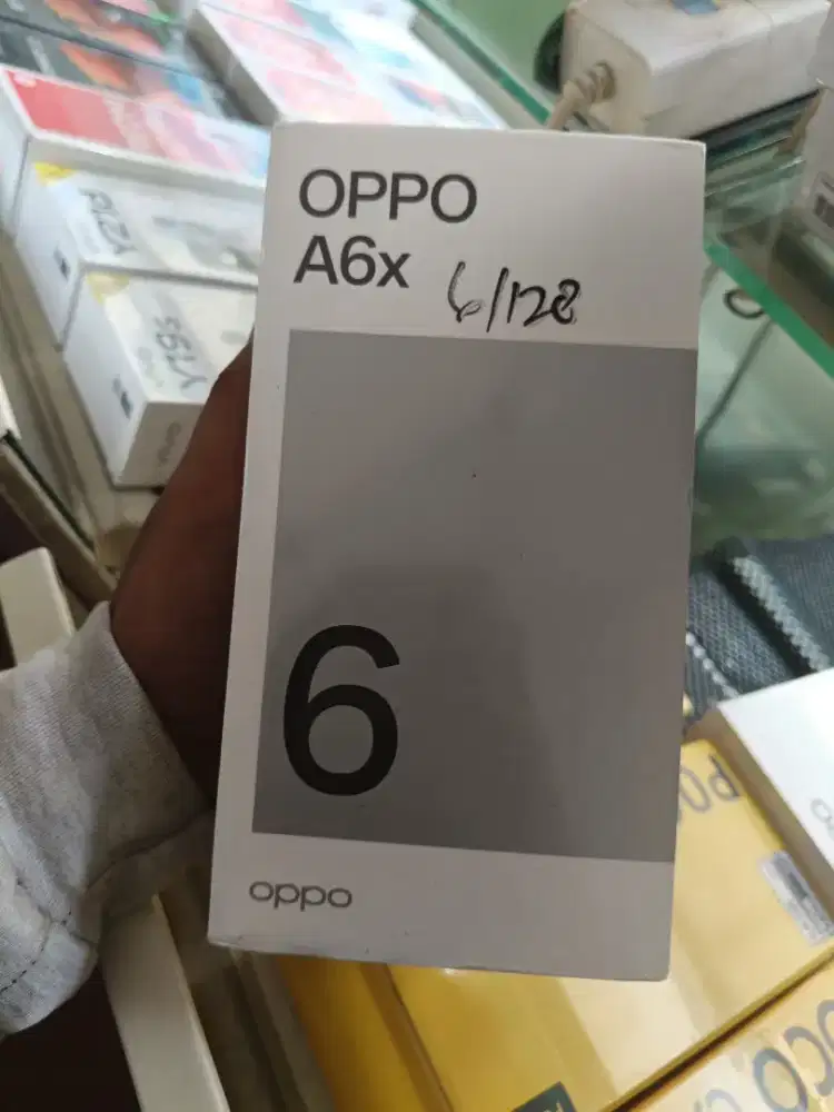 new oppo a6x 6/128 garamsi resmi