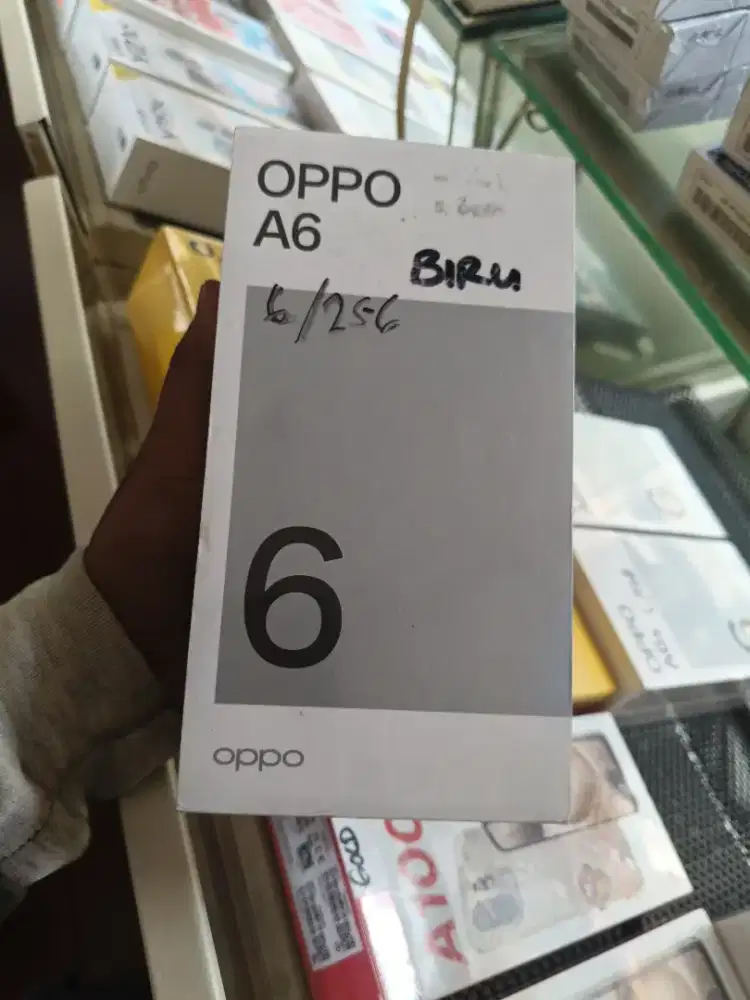 new oppo a6 6/256 garansi resmi