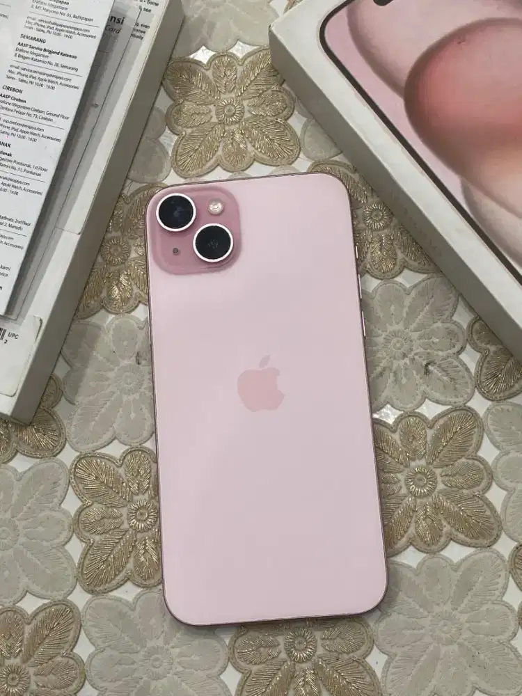 Iphone 15 plus 256 resmi ibox fullset