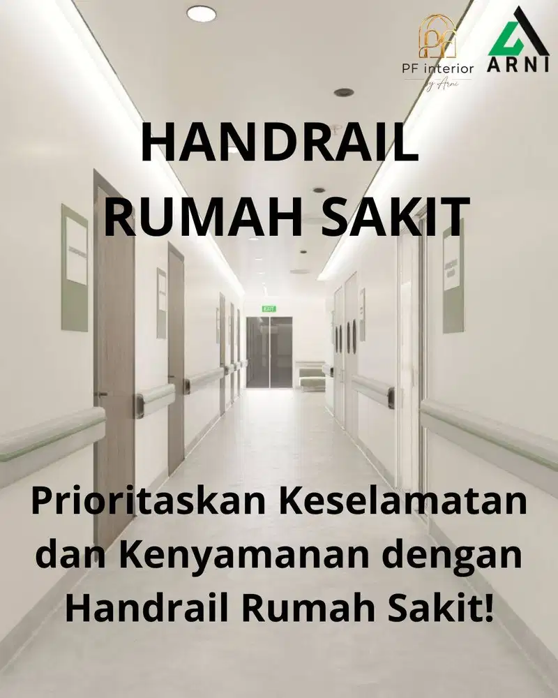 Handrail Guard Pro I Pegangan rumah sakit I nyaman