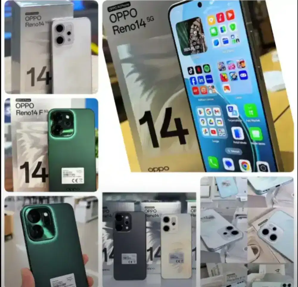 Oppo Reno 14F 5G 8/256GB Bisa zkredit Tanpa DP