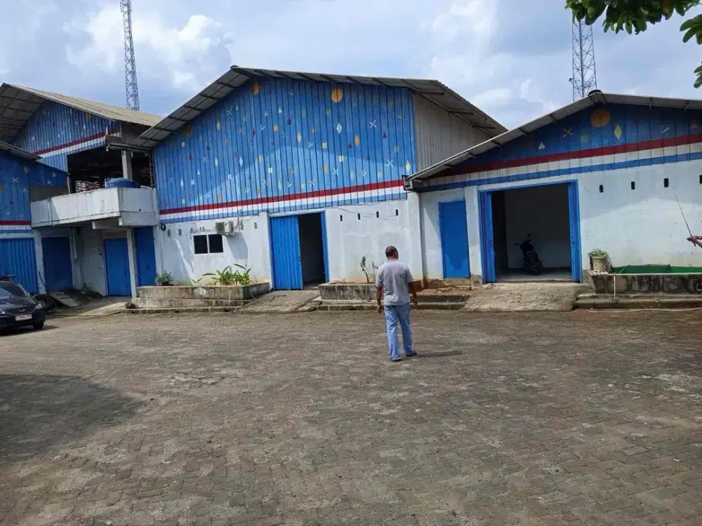 JUAL GUDANG HARGA MURAH DAN STRATEGIS JALAN KABUPATEN DESA GUNUNG SINDUR DEKAT DARI BSD
