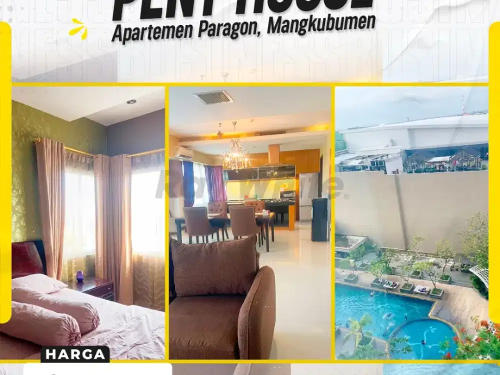 Pent House Eksklusif Di Apartemen Paragon Solo Full Furnished Siap Pakai