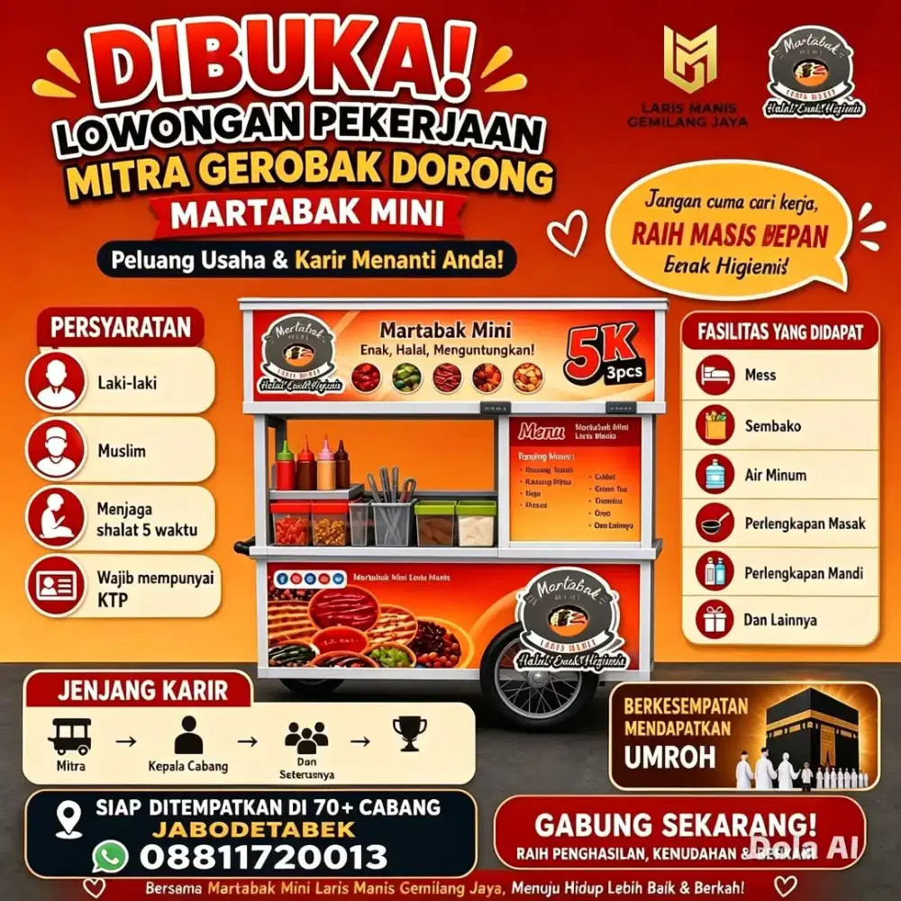 Lowongan kerja sebagai pedagang keliling