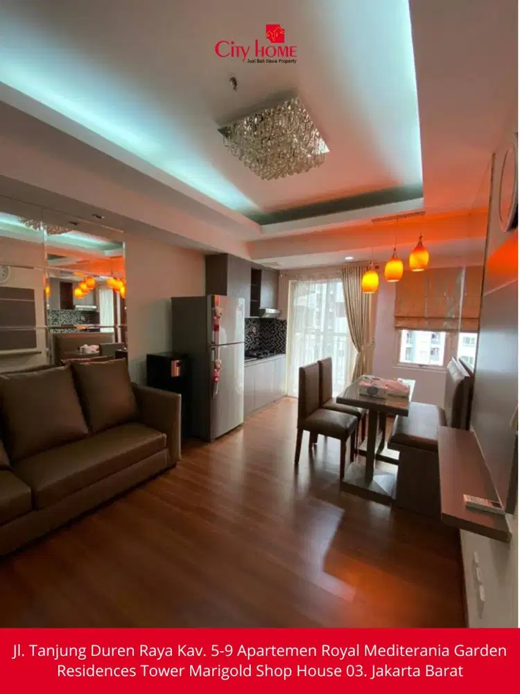 Dijual Apartemen Furnished di Royal Mediterania Garden Residences
