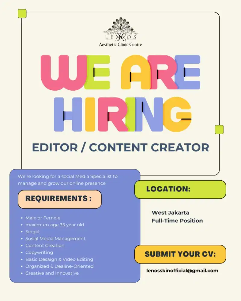 LOKER EDITOR / CONTENT CREATOR