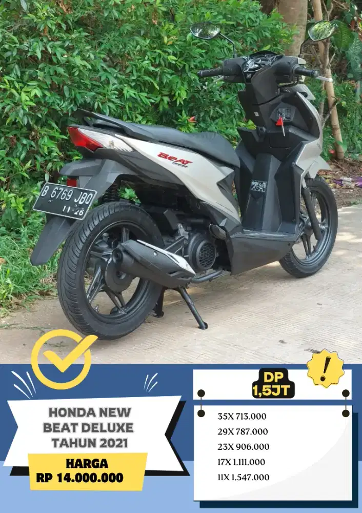 Honda New Beat Deluxe tahun 2021 READY