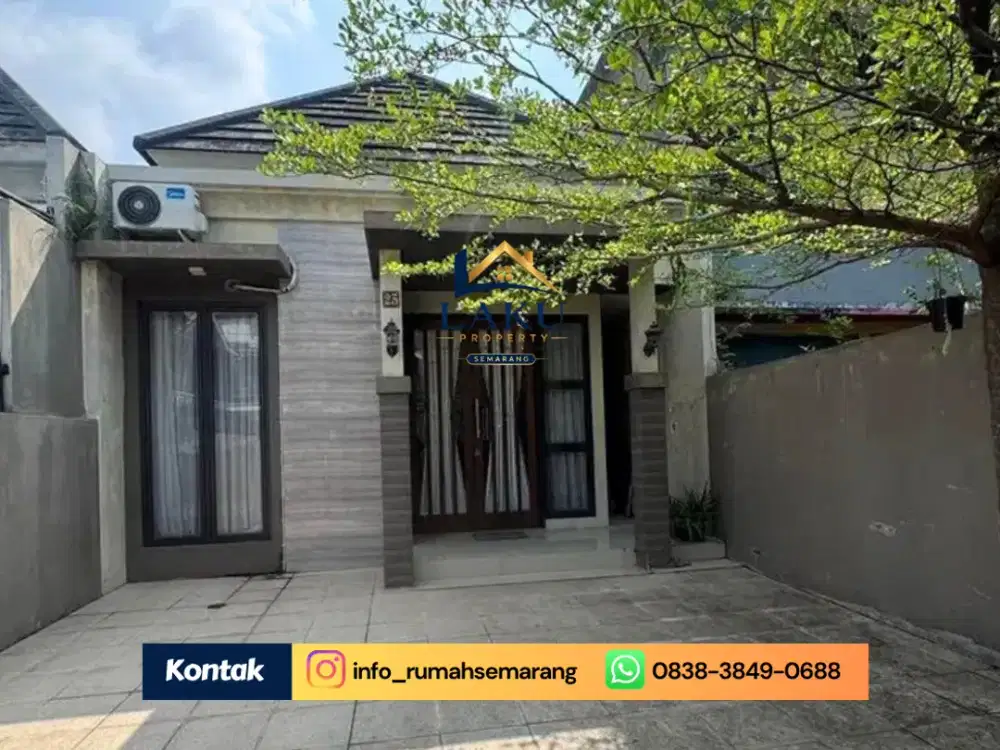 Rumah Cantik Minimalis Sampangan Semarang, Jalan Lebar Simpangan & Bebas Banjir